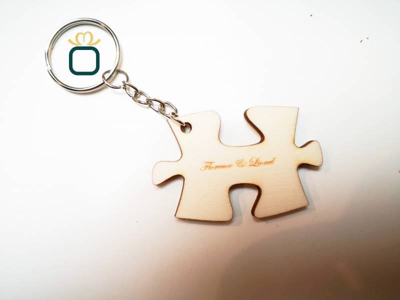 Besoin de trouver une entreprise capable de personnaliser des porte-clés puzzle en bois à Vénissieux 69